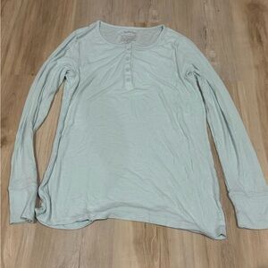 Tommy John Soft Blue Long Sleeve Pajamas